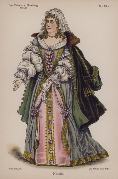 Natalie, de El Príncipe de Homburg por Heinrich von Kleist de German School