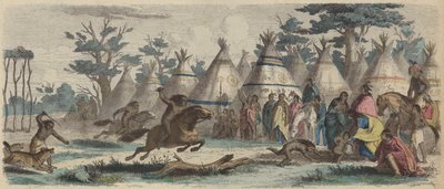 Nativos americanos corriendo de German School