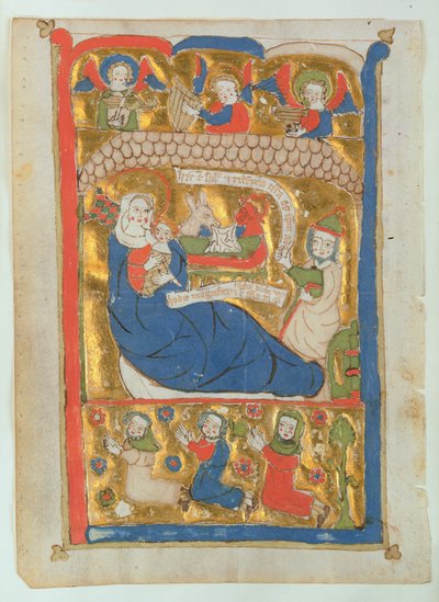 Escena de la Natividad de German School