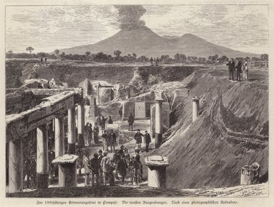 Nuevas excavaciones en Pompeya, Italia de German School