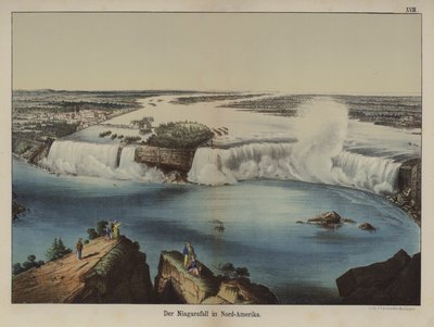 Cataratas del Niágara en América del Norte de German School