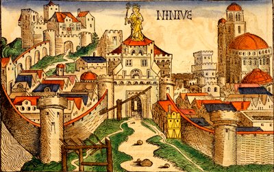 Nínive, del Liber Chronicarum de Hartmann Schedel, 1493 de German School