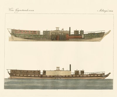 Comercio de barcos de vapor en América del Norte de German School