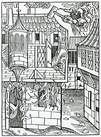 De la Jactancia o la Confianza en la Fortuna, ilustración de la traducción al inglés de Alexander Barclay de 