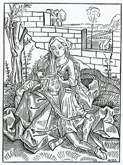 De los tontos que no pueden guardar su propio consejo, ilustración de la traducción inglesa de Alexander Barclay de 