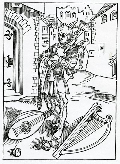 De los tontos impacientes que no soportan la corrección, ilustración de la traducción al inglés de Alexander Barclay de 