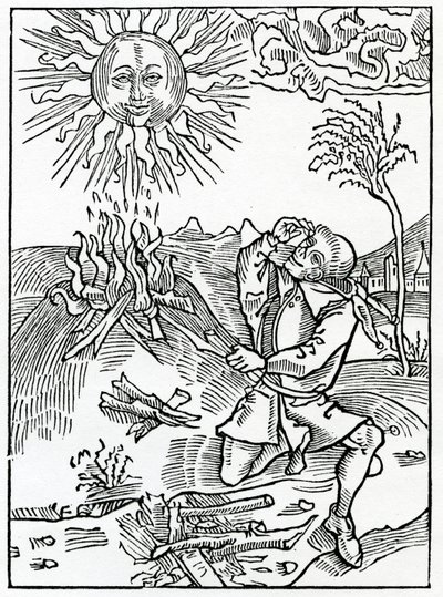 De aquellos que neciamente hablan contra las obras de Dios, ilustración de la traducción al inglés de Alexander Barclay de 