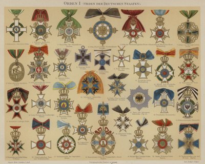 Órdenes de los estados alemanes de German School