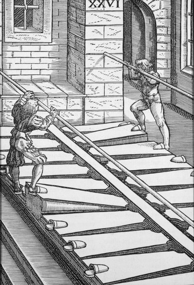 Fuelles y Sopladores de Órgano en la Catedral de Halberstadt, de 