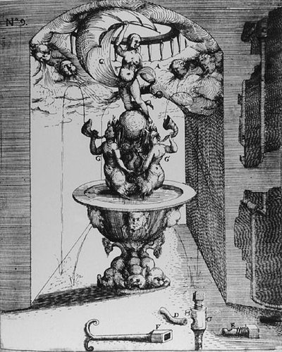 Fuente ornamental, de 