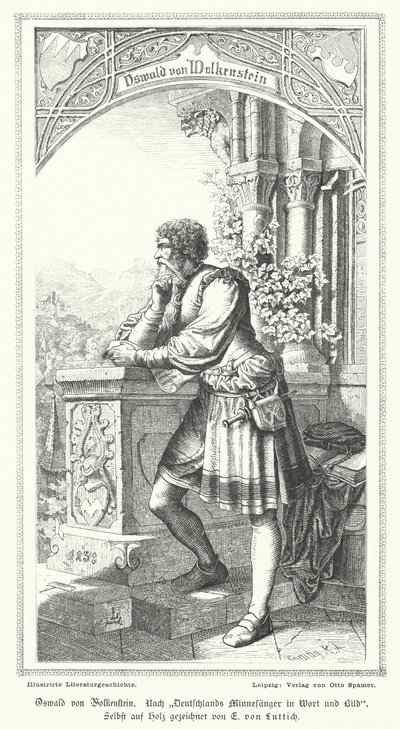 Oswald von Wolkenstein, poeta, compositor y diplomático alemán de German School