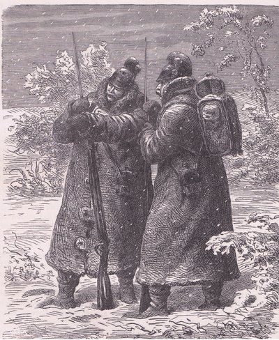 Puesto avanzado en la nieve de German School