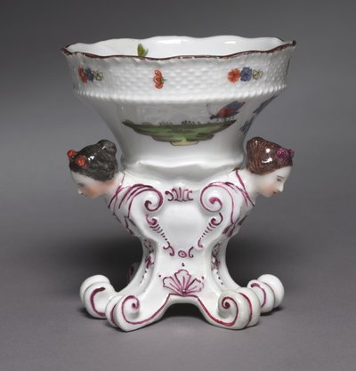 Par de saleros del Servicio Sulkowsky, fabricante Fábrica de Porcelana de Meissen, Alemania, 1735-1756 de German School