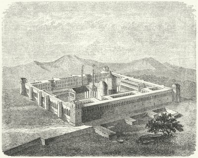 Palacio de Diocleciano en Salona, capital de la provincia romana de Dalmacia de German School