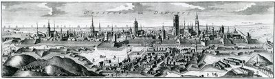 Vista panorámica de Danzig (Gdansk) de German School