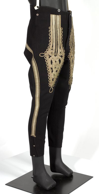 Pantalones, HRH El Duque de Connaught, 3er Húsares de Zieten, Ejército Alemán, antes de 1914 de German School