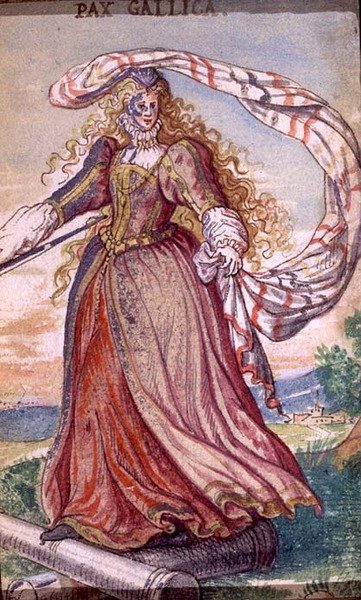 Pax Gallica, una Personificación de la Paz Francesa, c.1640 de German School