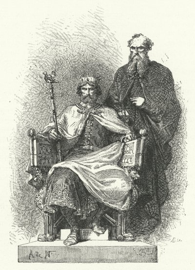 Pipino el Breve, rey de los francos de German School
