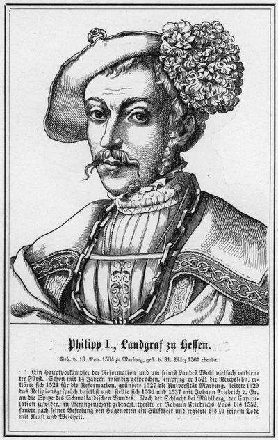 Felipe I, Landgrave de Hesse de German School