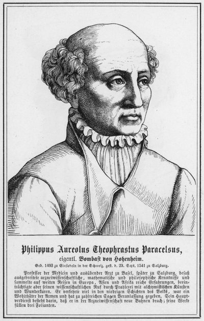 Philippus Aureolus Theophrastus Paracelsus de German School
