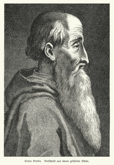 Pietro Bembo, erudito, poeta, cardenal italiano y miembro de los Caballeros Hospitalarios de German School