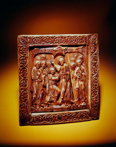 Placa con Santo Tomás dudando, c.1140-60 de German School