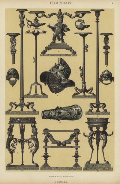 Pompeya, Bronce de German School