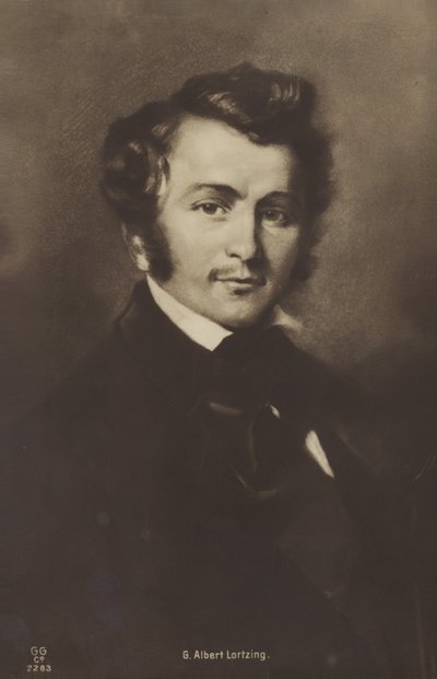 Retrato de Albert Lortzing de German School