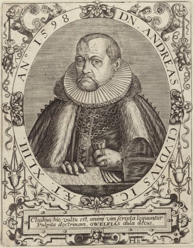 Retrato de Andreas Cludius de German School