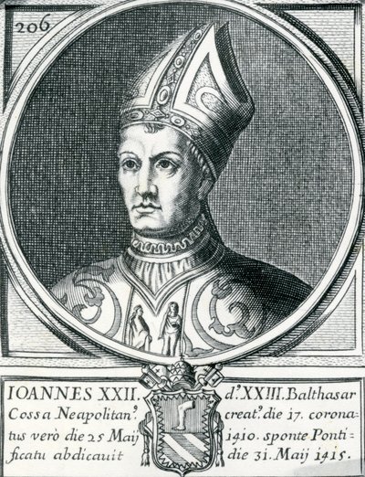 Retrato del Antipapa Juan XXIII de German School