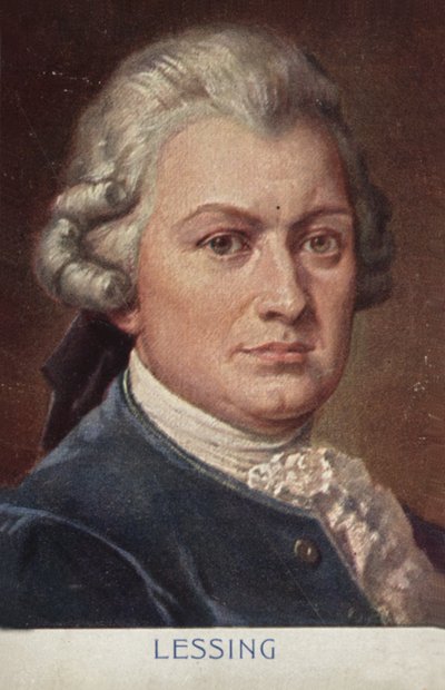 Retrato de Gotthold Ephraim Lessing de German School