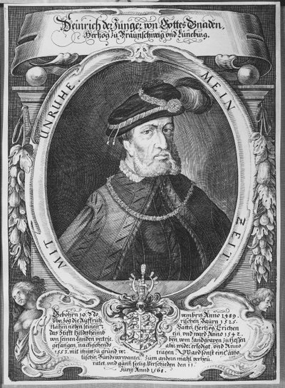 Retrato de Enrique el Joven (1489-1568), Duque de Brunswick y Luneburgo de German School
