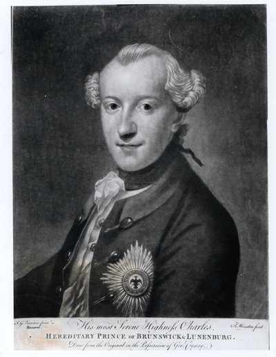 Retrato de Su Alteza Serenísima Carlos (1735-1806), Príncipe de Brunswick, Luneburg y Wolfenbuttel de German School
