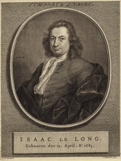Retrato de Isaac le Long de German School