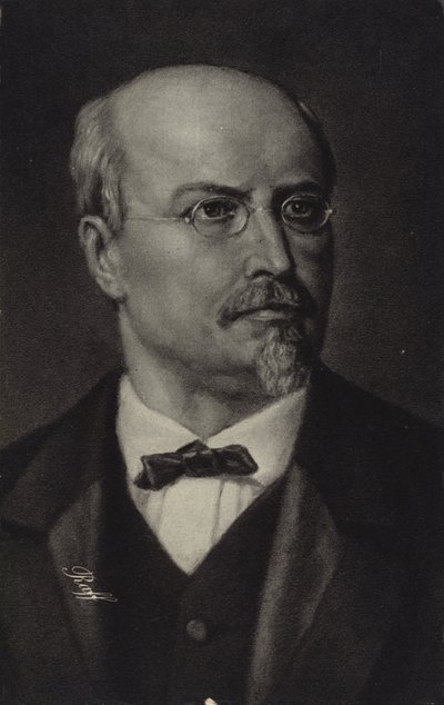 Retrato de Joachim Raff de German School