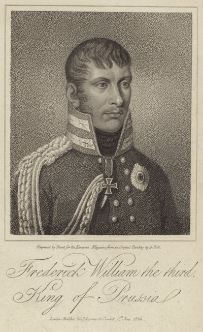Retrato del Rey Federico Guillermo III de Prusia de German School