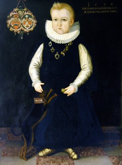 Retrato de Maximilian Eisenreich, de 3 años de German School