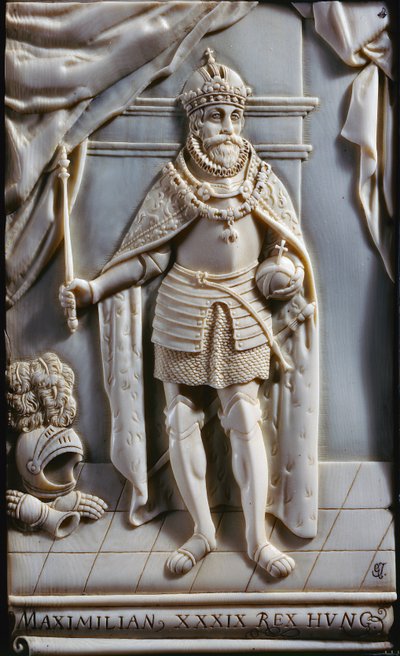 Retrato de Maximiliano II como Rey de Hungría de German School