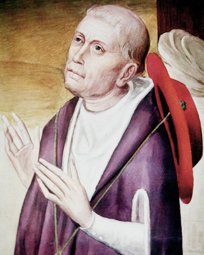 Retrato de Nicolás de Cusa de German School