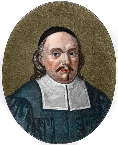 Retrato de Paul Gerhardt de German School