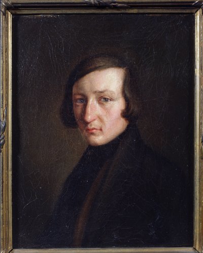 Retrato del autor Heinrich Heine de German School
