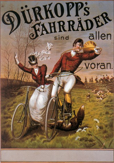 Póster publicitario de bicicletas 