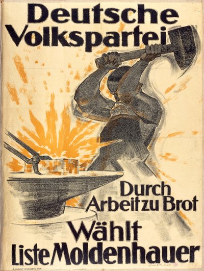 Cartel del Partido Popular Alemán de German School