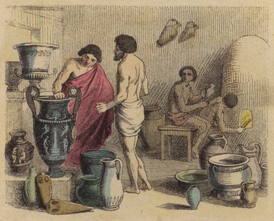 Taller de cerámica en la Antigua Grecia de German School