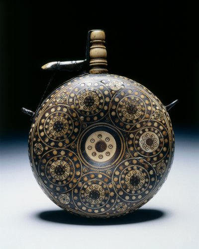 Frasco de pólvora, c.1620-50 de German School