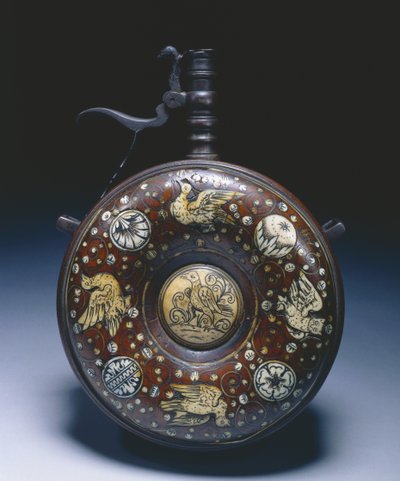 Frasco de pólvora, c.1620-50 de German School