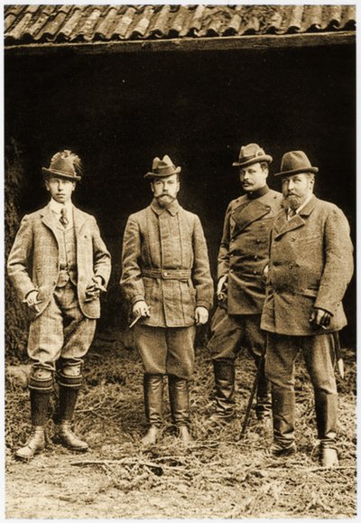Príncipe Alfredo, Zar Nicolás II y Ernst Ludwig de German School