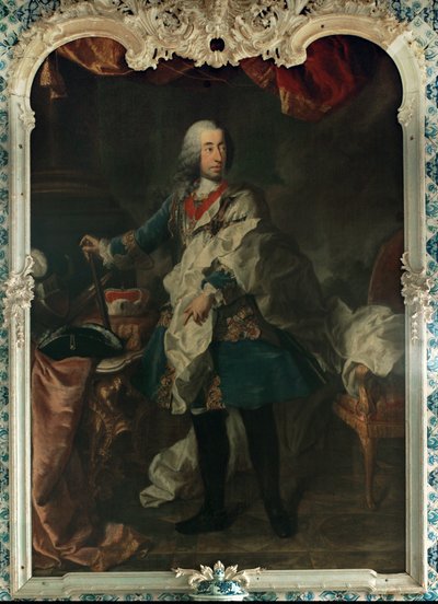 Príncipe elector Clemente Augusto, arzobispo de Colonia ... (óleo sobre lienzo) de German School
