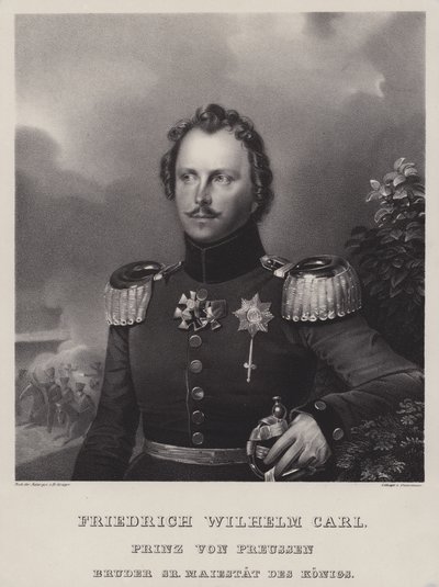 Príncipe Guillermo de Prusia (1783-1851), hermano del rey Federico Guillermo III de German School