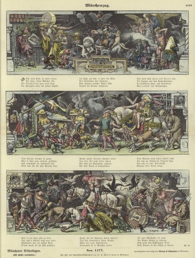 Procesión de Personajes de Cuentos de Hadas de German School